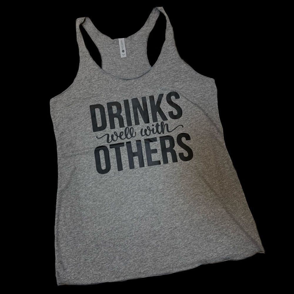 NWT Next level apparel “drinks well with others” Razorback - Picture 2 of 10